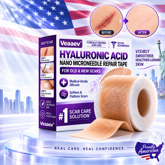 ✅Veaaev® Hyaluronic Acid Nano Microneedle Repair Tape🗽⭐