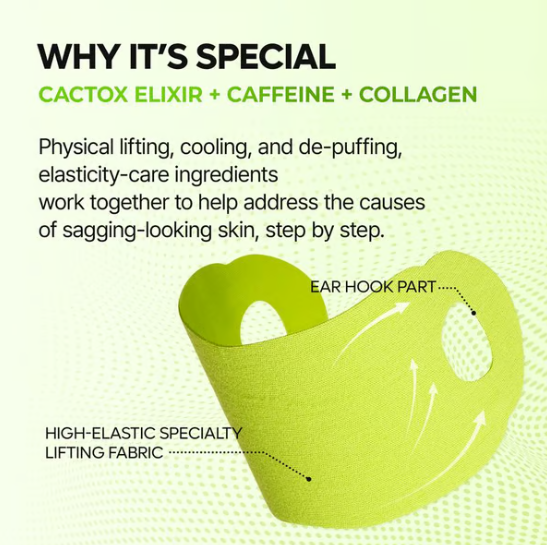 🎊BIG SALE🎊V-LIFTING MEWING BAND with Cactus Cooling Reduce Puffiness & Pore Tightening for Visible Pore Care Skin Repair