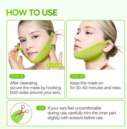 🎊BIG SALE🎊V-LIFTING MEWING BAND with Cactus Cooling Reduce Puffiness & Pore Tightening for Visible Pore Care Skin Repair