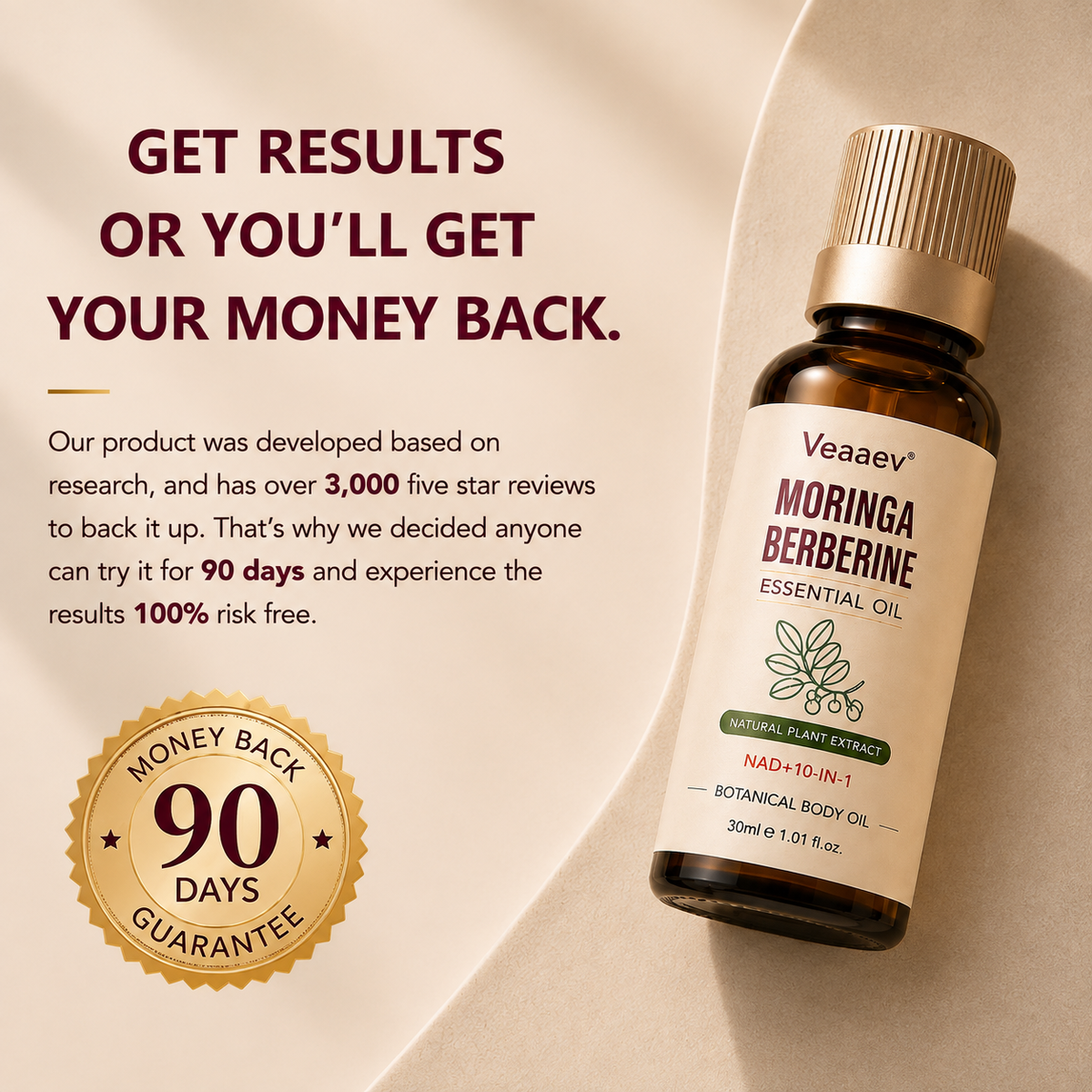 ✨ Glow Starts Here 🌿 NEW & UPGRADED Moringa Berberine Body Oil