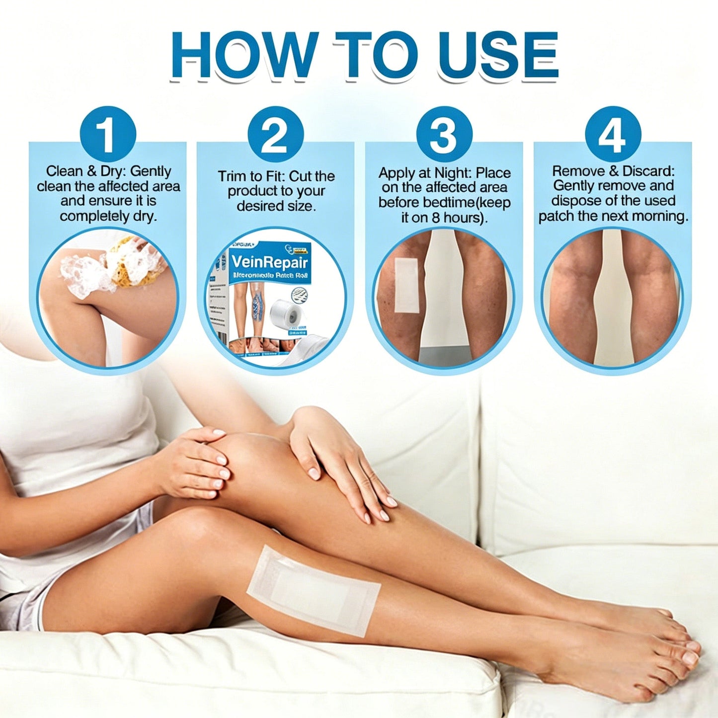 VeinRepair Microneedle Patch Roll