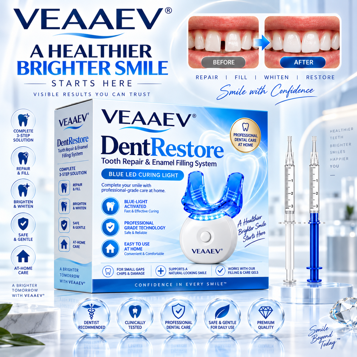 VEAAEV® DentRestore Tooth Repair & Filling System 🦷